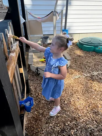 The outdoor chalkboard
